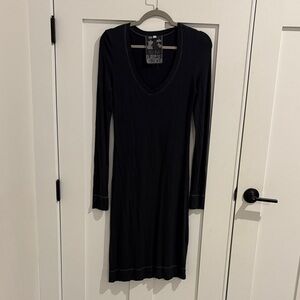 Young Fabulous & Broke Black Long Sleeve Dress